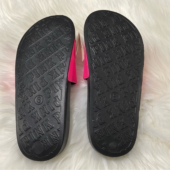 Victoria's Secret Pink Cross Slides. Size 5-6 Small. NWT - Picture 13 of 13